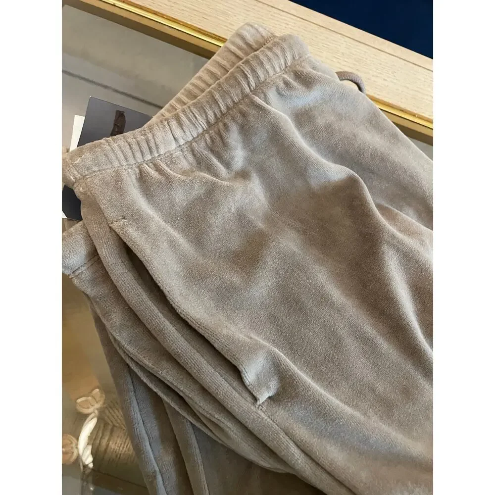 Women’s Oversized Super Soft Drawstring Wide Leg Sweat/Lounge Pants Size Large - Picture 4 of 7